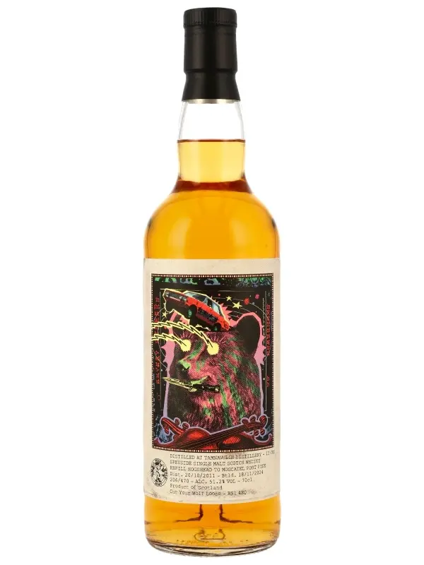 19429 Tamnavulin 13 Jahre - Vintage 2011 - Refill Hogshead to Moscatel Port Pipe - Artful Dodger - Cut Your Wolf Loose - Speyside Single Malt Scotch Whisky