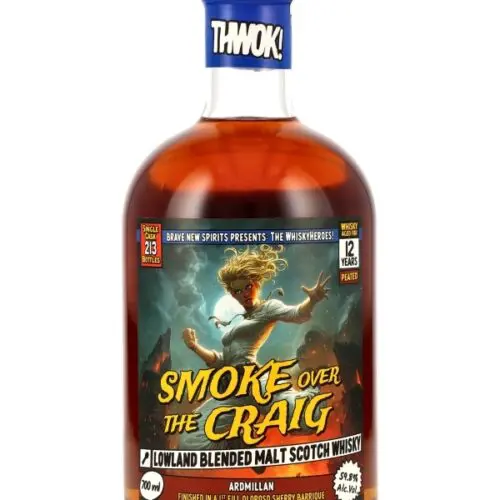 Ardmillan "Smoke over the Craig" 12 Jahre - 1st Fill Oloroso Sherry Barrique - Whiskyheroes by Brave New Spirits - Blended Malt Scotch Whisky