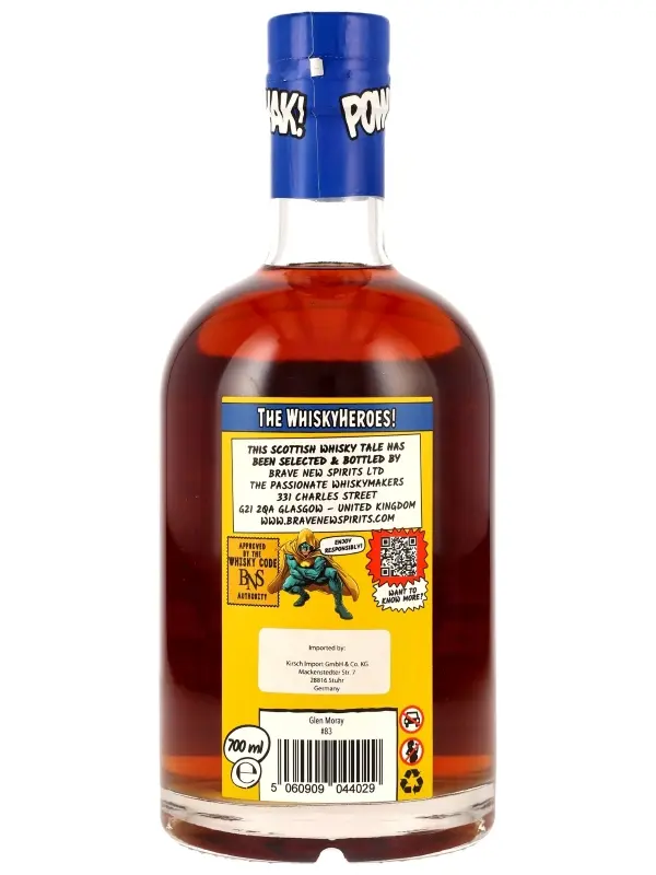 Glen Moray "The Mault Marauder" 11 Jahre - 1st Fill Oloroso Sherry Butt - Whiskyheroes by Brave New Spirits - Single Malt Scotch Whisky