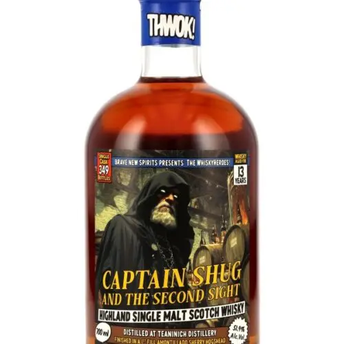 19452 Teaninich "Captain Shug and the Second Sight" 13 Jahre - 1st Fill Amontillado Sherry Hogshead - Whiskyheroes by Brave New Spirits - Single Malt Scotch Whisky
