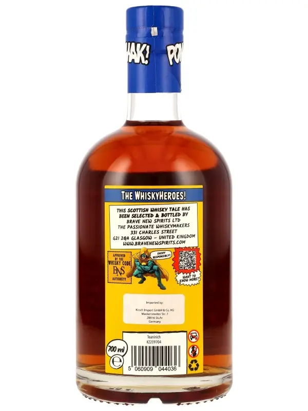 19452R Teaninich "Captain Shug and the Second Sight" 13 Jahre - 1st Fill Amontillado Sherry Hogshead - Whiskyheroes by Brave New Spirits - Single Malt Scotch Whisky