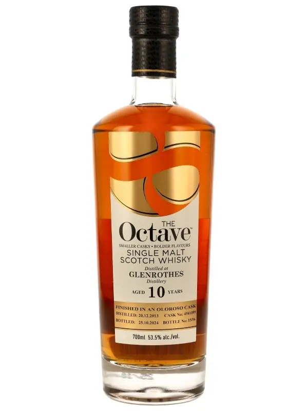 Glenrothes 10 Jahre - Vintage 2013 - Finished in an Oloroso Cask - Cask No. 4941099 - The Octave - Duncan Taylor - Single Malt Scotch Whisky
