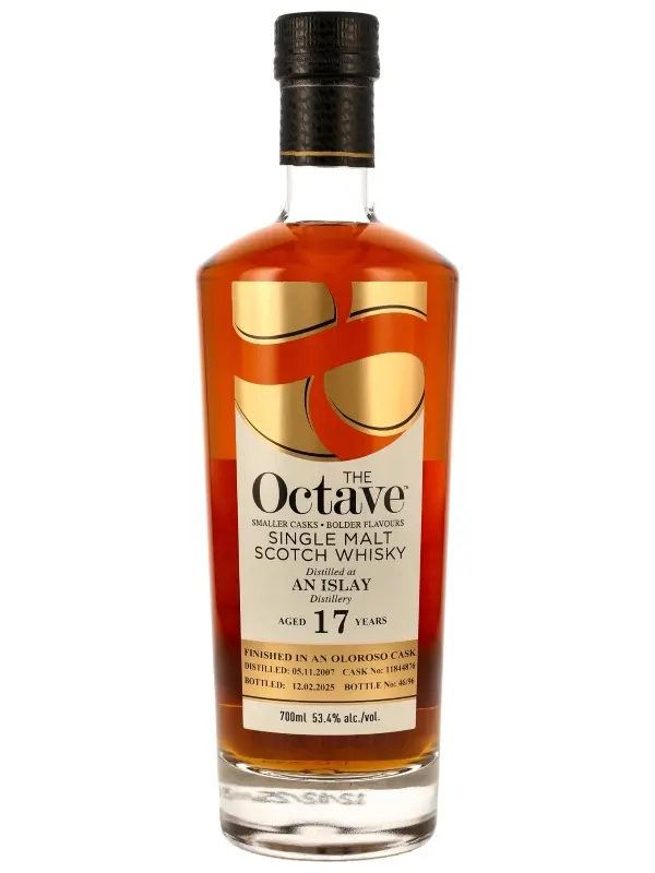 An Islay Distillery 17 Jahre - Vintage 2007 - Finished in an Oloroso Cask - Cask No. 11844876 - The Octave - Duncan Taylor - Single Malt Scotch Whisky