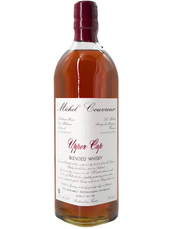 Michel Couvreur Upper Cap 15 Jahre - Vintage 2007 & 2010 - Sherry Cask Matured - Unusual Blended Whisky