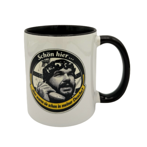 Friendly Mr. Z Tasse mit Logo Bad/Dusche