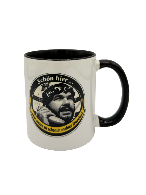 Friendly Mr. Z Tasse mit Logo Bad/Dusche