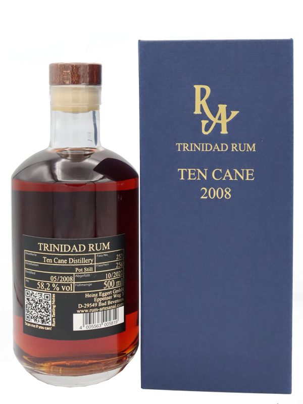 0,5l Trinidad 14 Jahre Vintage 2008 Cask #257 Ten Cane Distillery Rum Artesanal