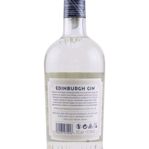 11762_Edinburgh Cannonball Rückseite Edinburgh Gin - Cannonball Navy Strength - The Spencerfield Spirit Company