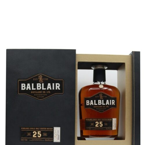 Balblair 25 Jahre - American Oak Ex-Bourbon & Spanish Oak Finish - Highland Single Malt Scotch Whisky1 Balblair 25 Jahre - American Oak Ex-Bourbon & Spanish Oak Finish - Highland Single Malt Scotch Whisky