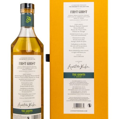 Cambus 31 Jahre - Vintage 1992 - American Oak Refill Hogsheads - The Macbeth Collection - First Ghost - Single Grain Scotch Whisky