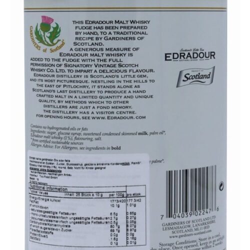 Gardiners of Scotland - Edradour - Fudge - 250g