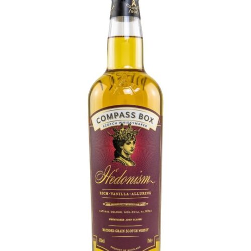 Hedonism - Compass Box - Aged in First Fill American Oak Casks - Blended Grain Scotch Whisky - ohne GP Hedonism - Compass Box - Aged in First Fill American Oak Casks - Blended Grain Scotch Whisky - ohne GP