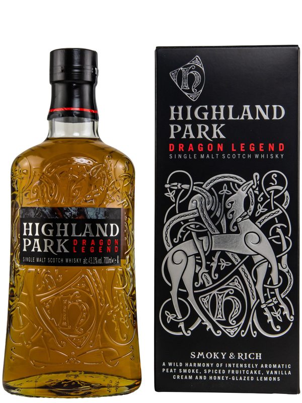 Highland Park - Dragon Legend - Island Single Malt Scotch Whisky - neue Ausstattung Highland Park - Dragon Legend - Island Single Malt Scotch Whisky - neue Ausstattung
