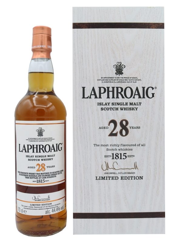 Laphroaig 28 Jahre - Limited Edition - Islay Single Malt Scotch Whisky Laphroaig 28 Jahre - Limited Edition - Islay Single Malt Scotch Whisky