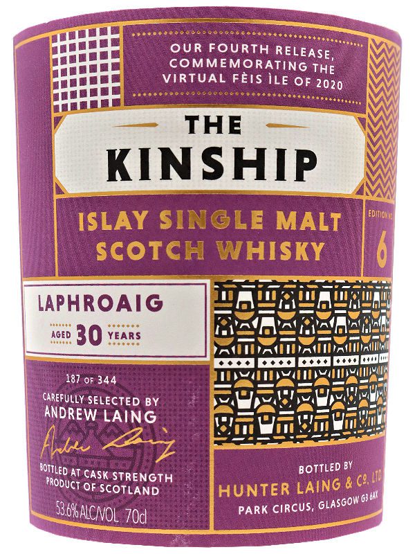 Laphroaig 30 Jahre - Edition 6 - The Kinship - Hunter Laing Label