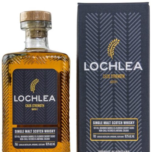 Lochlea – Cask Strength - Batch 1 - 1st Fill Bourbon Barrels & Oloroso Sherry Casks - Single Malt Scotch Whisky
