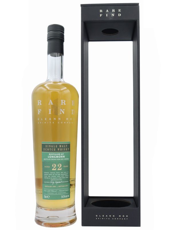 Longmorn 22 Jahre - Vintage 1999 - Bottled from Cask No. 80036 - Rare Find - Gleann Mór Spirits Company - Single Malt Scotch Whisky Longmorn 22 Jahre - Vintage 1999 - Bottled from Cask No. 80036 - Rare Find - Gleann Mór Spirits Company - Single Malt Scotch Whisky