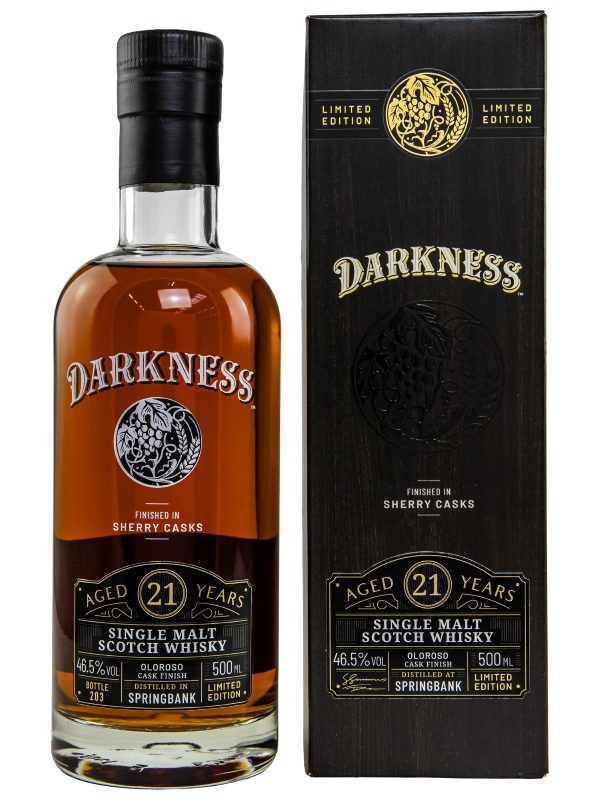 Springbank 21 Jahre - Oloroso Cask Finish - Darkness! - Limited Edition - Single Malt Scotch Whisky Springbank 21 Jahre - Oloroso Cask Finish - Darkness! - Limited Edition - Single Malt Scotch Whisky