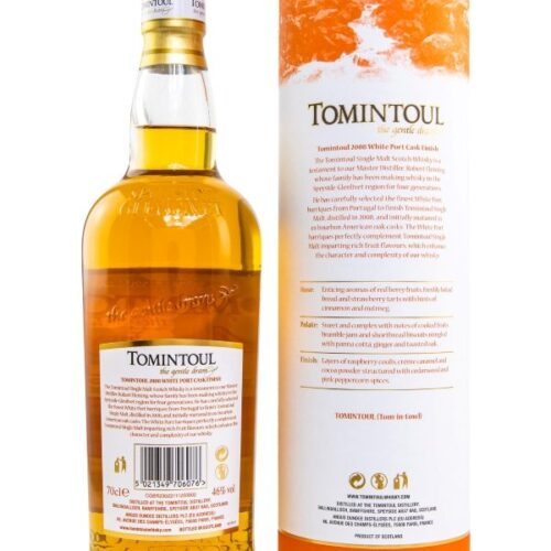 Tomintoul 14 Jahre - Finished in White Port Casks - Limited Edition 2008 - Speyside Single Malt Scotch Whisky R Tomintoul 14 Jahre - Finished in White Port Casks - Limited Edition 2008 - Speyside Single Malt Scotch Whisky