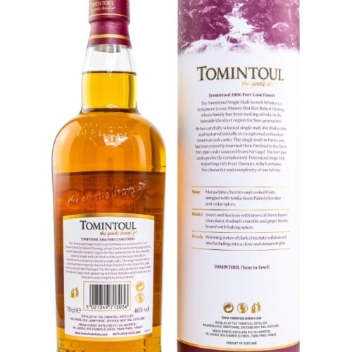 Tomintoul 15 Jahre - Finished in Port Casks - Limited Edition 2006 - Speyside Single Malt Scotch Whisky R Tomintoul 15 Jahre - Finished in Port Casks - Limited Edition 2006 - Speyside Single Malt Scotch Whisky