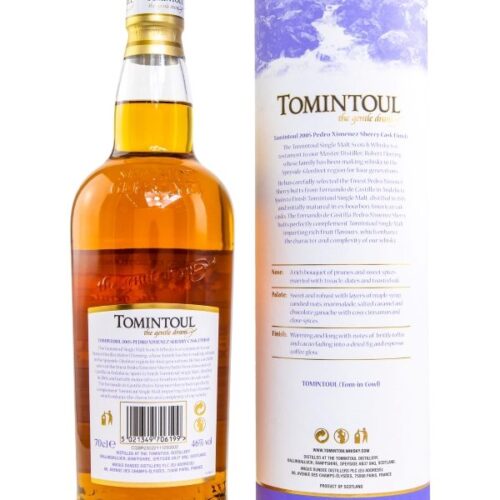 Tomintoul 17 Jahre - Pedro Ximénez Sherry Casks Finish - Limited Edition 2005 - Speyside Single Malt Scotch Whisky R Tomintoul 17 Jahre - Pedro Ximénez Sherry Casks Finish - Limited Edition 2005 - Speyside Single Malt Scotch Whisky