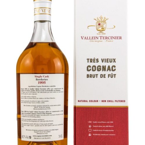 Vallein Tercinier - Trés Vieux Cognac Brut de Fût 28 Jahre - 1995 - French Oak Cask - Cask No. 149 - Cru Borderies - Limited Release Cognac - Single Cask - Single Cru