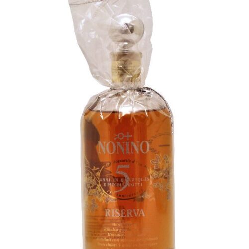 6727_Grappa Noniino 5 Jahre Grappa Nonino ÚE Riserva 5 Jahre - 0,7l - barriques - Rebsorte: Ribolla gialla, Merlot, Moscato, Malvasia