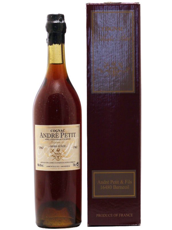 7135_Andre Petit 1961 Hors d`Age Cognac André Petit - Hors d`age 1961 - Alambic Classique Collection