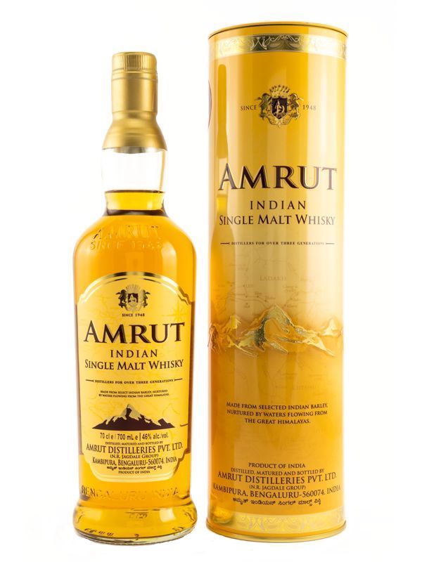 Amrut - Indian Single Malt Whisky - alte Ausstattung