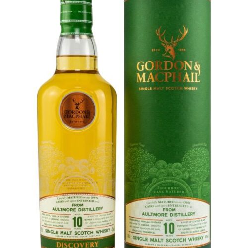 Aultmore 10 Jahre - Gordon & McPhail - Discovery New Range - Single Malt Scotch Whisky Aultmore 10 Jahre - Gordon & MacPhail - Discovery New Range - Single Malt Scotch Whisky