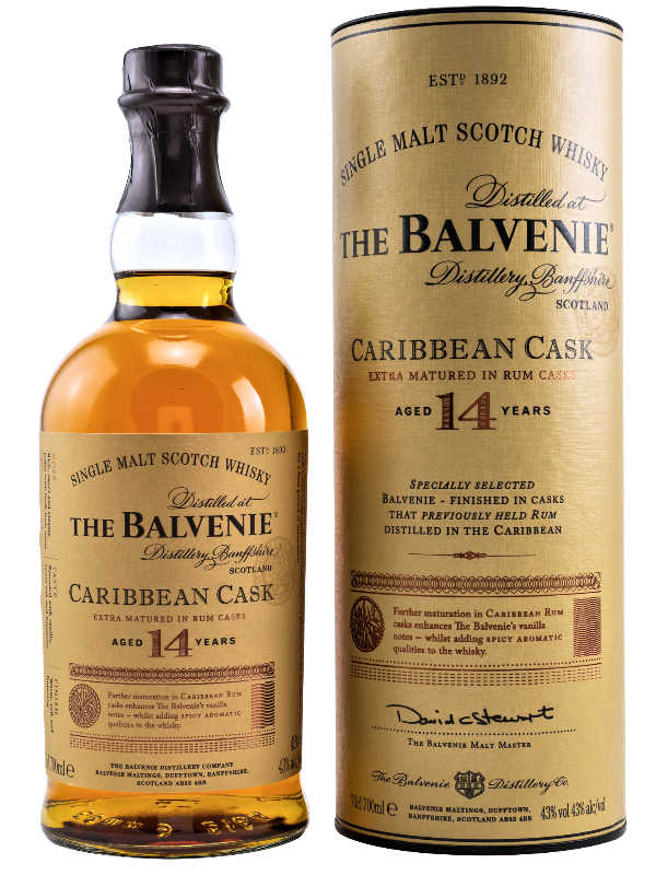 Balvenie 14 Jahre Caribbean Cask The Balvenie 14 Jahre - Caribbean Cask - Single Malt Scotch Whisky