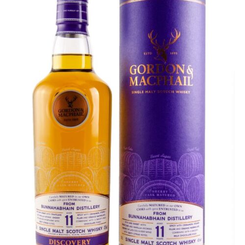 Bunnahabhain 11 - Sherry Cask Matured - Discovery Range by Gordon & MacPhail - Single Malt Scotch Whisky Bunnahabhain 11 Jahre - Sherry Cask Matured - Discovery Range by Gordon & MacPhail - Single Malt Scotch Whisky