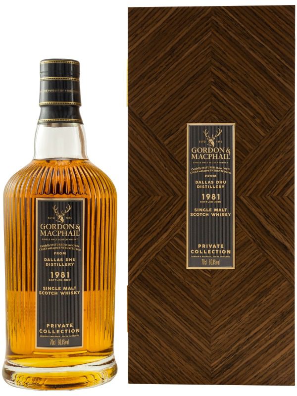 Dallas Dhu - Vintage 1981 - Gordon & MacPhail - Private Collection - New Range - Single Malt Scotch Whisky Dallas Dhu - Vintage 1981 - Gordon & MacPhail - Private Collection - New Range - Single Malt Scotch Whisky