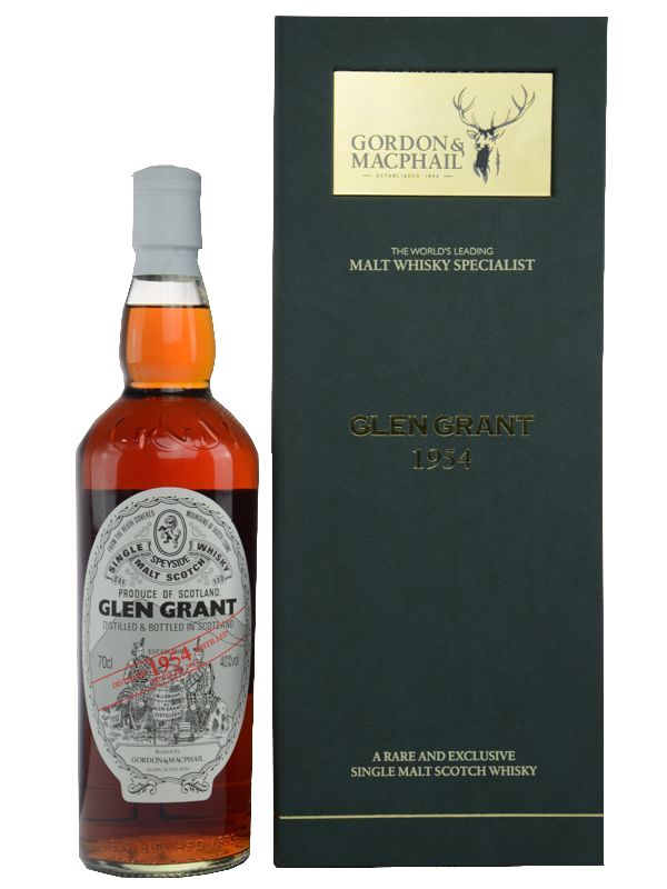Glen Grant 60 Jahre - Vintage 1954 - Refill Bourbon Barrel + First Fill Sherry Butt No. 1822 - Gordon & MacPhail - Single Malt Scotch Whisky