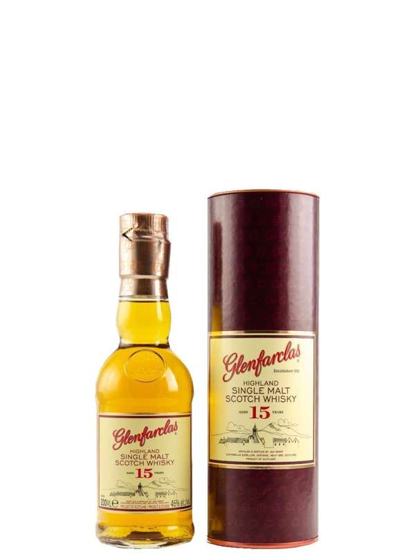 Glenfarclas 15 Jahre - 200 ml - Highland Single Malt Scotch Whisky Glenfarclas 15 Jahre - 200 ml - Highland Single Malt Scotch Whisky