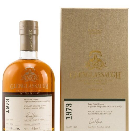 Glenglassaugh 46 Jahre - Vintage 1973 - Bourbon Barrel No. 5628 - The Nectar of the Daily Drams - Rare Cask Release - Highland Single Malt Scotch Whisky