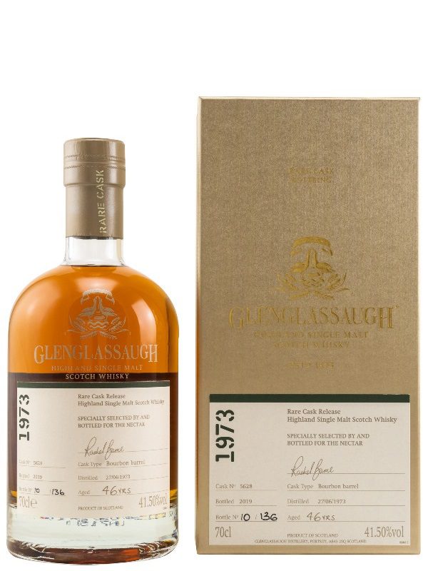 Glenglassaugh 46 Jahre - Vintage 1973 - Bourbon Barrel No. 5628 - The Nectar of the Daily Drams - Rare Cask Release - Highland Single Malt Scotch Whisky Glenglassaugh 46 Jahre - Vintage 1973 - Bourbon Barrel No. 5628 - The Nectar of the Daily Drams - Rare Cask Release - Highland Single Malt Scotch Whisky