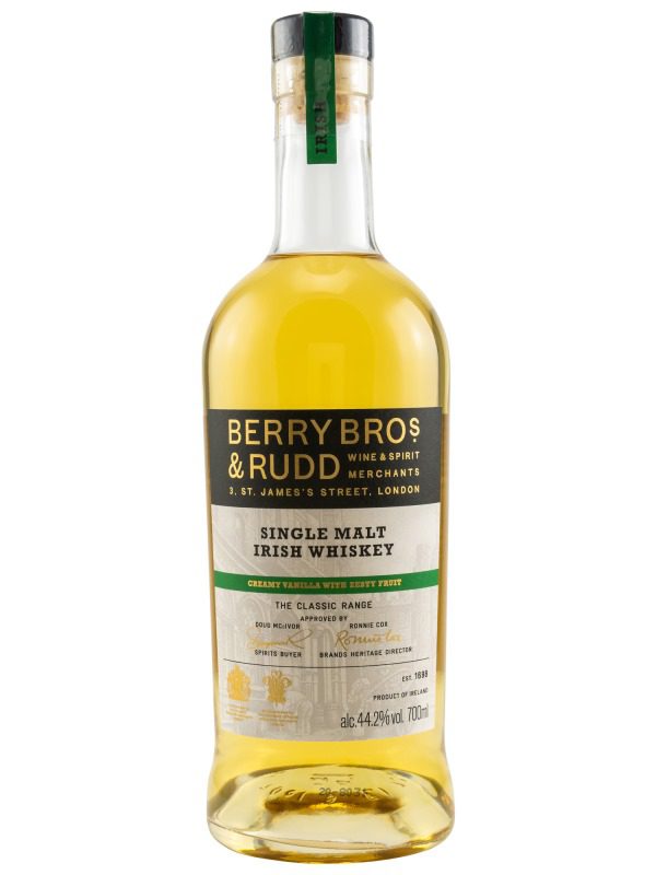 Irish Single Malt Whiskey - Berry Bros. & Rudd - The Classic Range - Single Malt Irish Whiskey Irish Single Malt Whiskey - Berry Bros. & Rudd  - The Classic Range - Single Malt Irish Whiskey