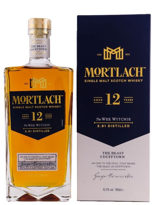 Mortlach 12 Jahre - The Wee Witchie - 2.81 Distilled - Speyside Single Malt Scotch Whisky