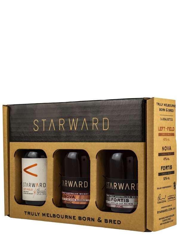 Starward - Tasting Pack 3x200ml - Single Malt Australian Whisky Starward - Tasting Pack 3x 200 ml - Single Malt Australian Whisky