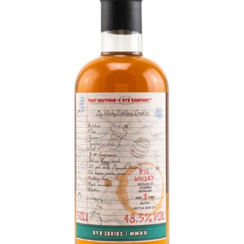 Stauning 3 Jahre Batch 1 That Boutique y Rye Company Rye Series MMXX Rye Whisky