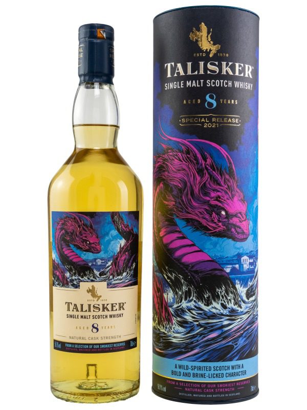 Talisker 8 Jahre - Diageo Special Release 2021 - Highland Single Malt Scotch Whisky Talisker 8 Jahre - Diageo Special Release 2021 - Highland Single Malt Scotch Whisky