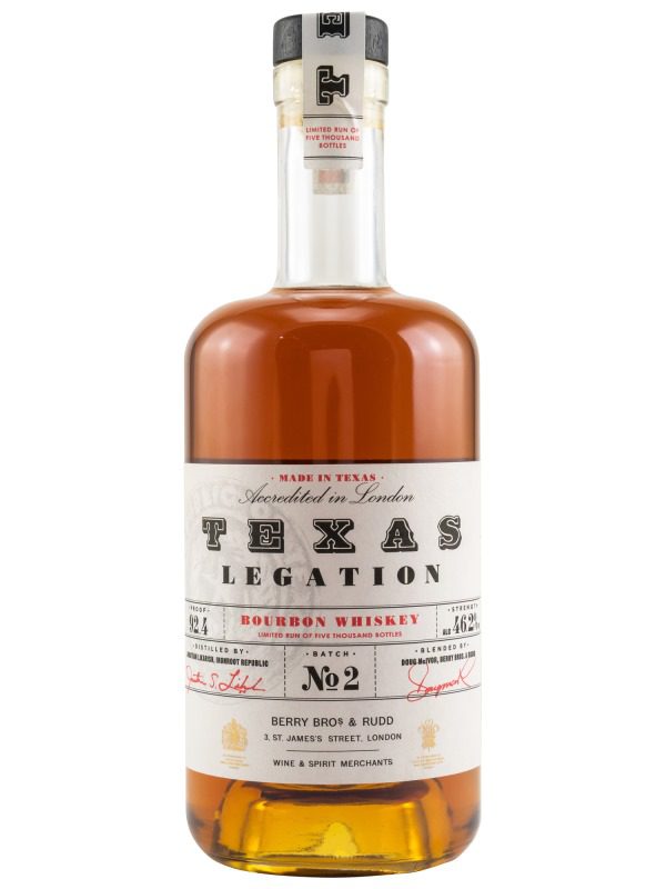 Texas Legation - Vintage 2018 - Batch No. 2 - Berry Bros. & Rudd - Bourbon Whiskey Texas Legation - Batch No. 2 - Berry Bros. & Rudd - Bourbon Whiskey