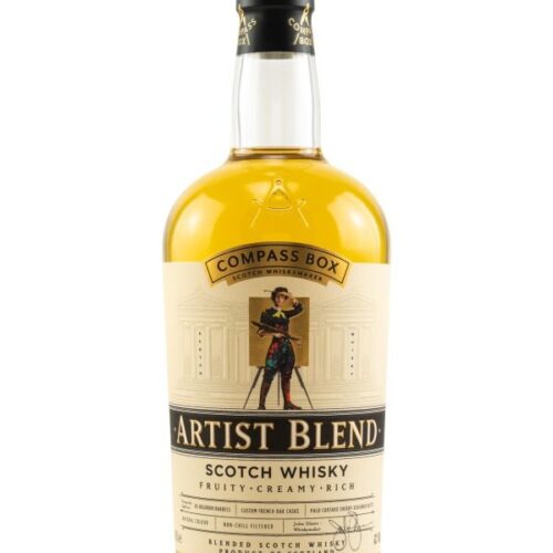 Artist Blend - Ex-Bourbon Barrels, Custom French Oak Cask, Palo Cortado Sherry Seasoned Butts - Compass Box - Blended Scotch Whisky Artist Blend - Compass Box - Ex-Bourbon Barrels, Custom French Oak Cask, Palo Cortado Sherry Seasoned Butts - Blended Scotch Whisky