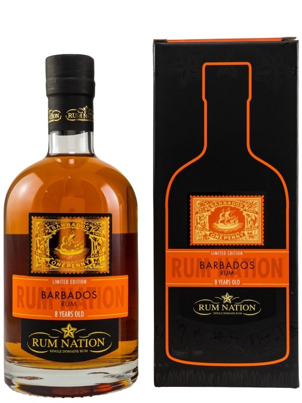 Barbados - 8 Jahre - Single Domaine Rum - Rum Nation Rum Nation - Barbados - 8 Jahre - Single Domaine Rum