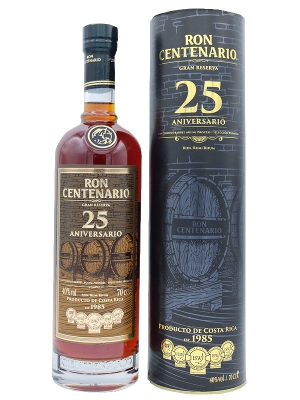Centenario Gran Reserva - 25 Aniversario - Costa Rica Rum Ron Centenario - Gran Reserva - 25 Aniversario - Costa Rica Rum