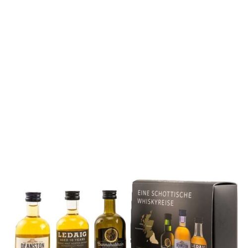 Deanston, Ledaig, Bunnahabhain - 3 x 50 ml - Eine schottische Whiskyreise - Single Malt Scotch Whisky