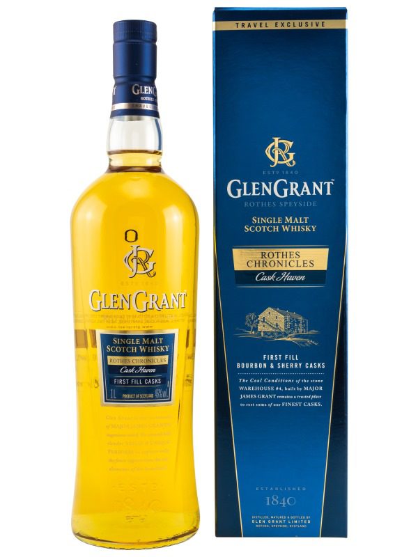 Glen Grant - Rothes Chronicles - First Fill Bourbon & Sherry Cask - Cask Haven - Speyside Single Malt Scotch Whisky Glen Grant - Rothes Chronicles - First Fill Bourbon & Sherry Cask - Cask Haven - Speyside Single Malt Scotch Whisky