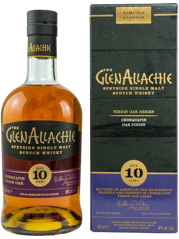 Glenallachie 10 Jahre - Chinquapin Oak Finish - Virgin Oak Series - Speyside Single Malt Scotch Whisky Glenallachie 10 Jahre - Chinquapin Oak Finish - Virgin Oak Series - Limited Edition - Speyside Single Malt Scotch Whisky