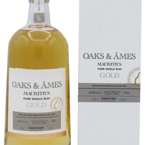Gold - Oaks & Ames – Pure Single Mauritius Rum Oaks & Ames – Gold - Pure Single Mauritius Rum